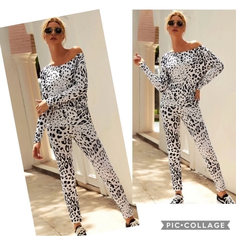 Two Piece Lounging Pants & Tops - Picture 4 of 7